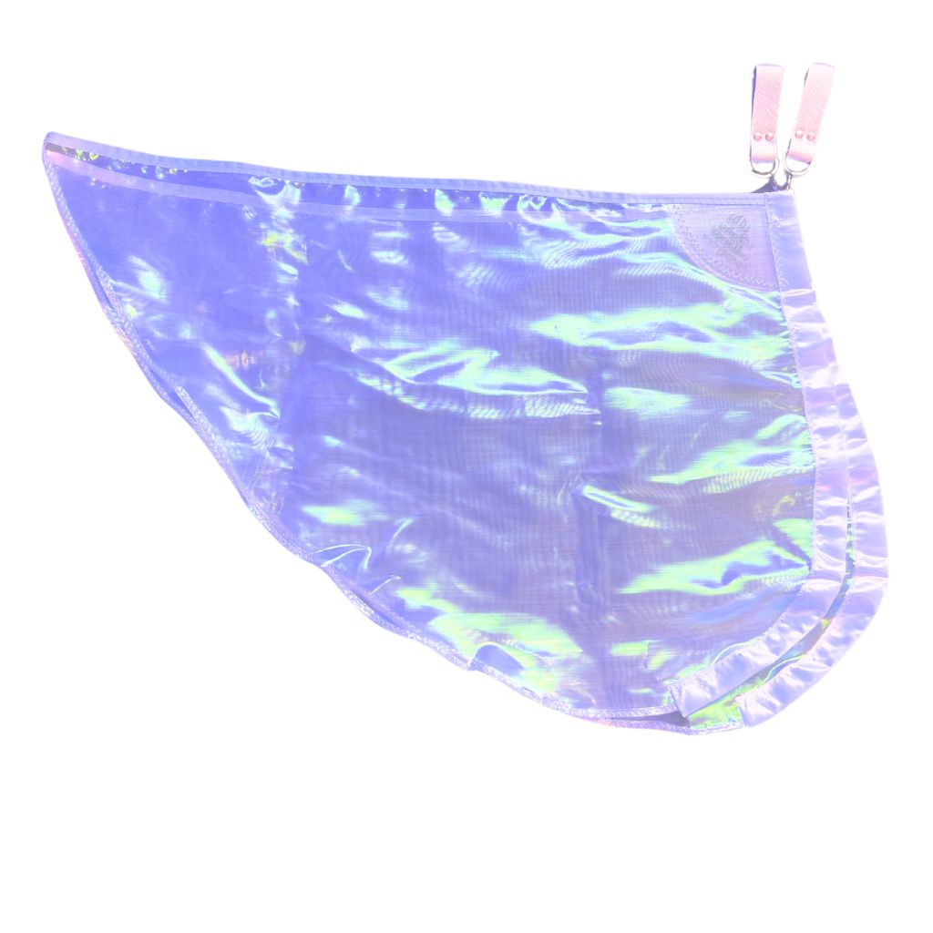 weiß irisierende Flag poi